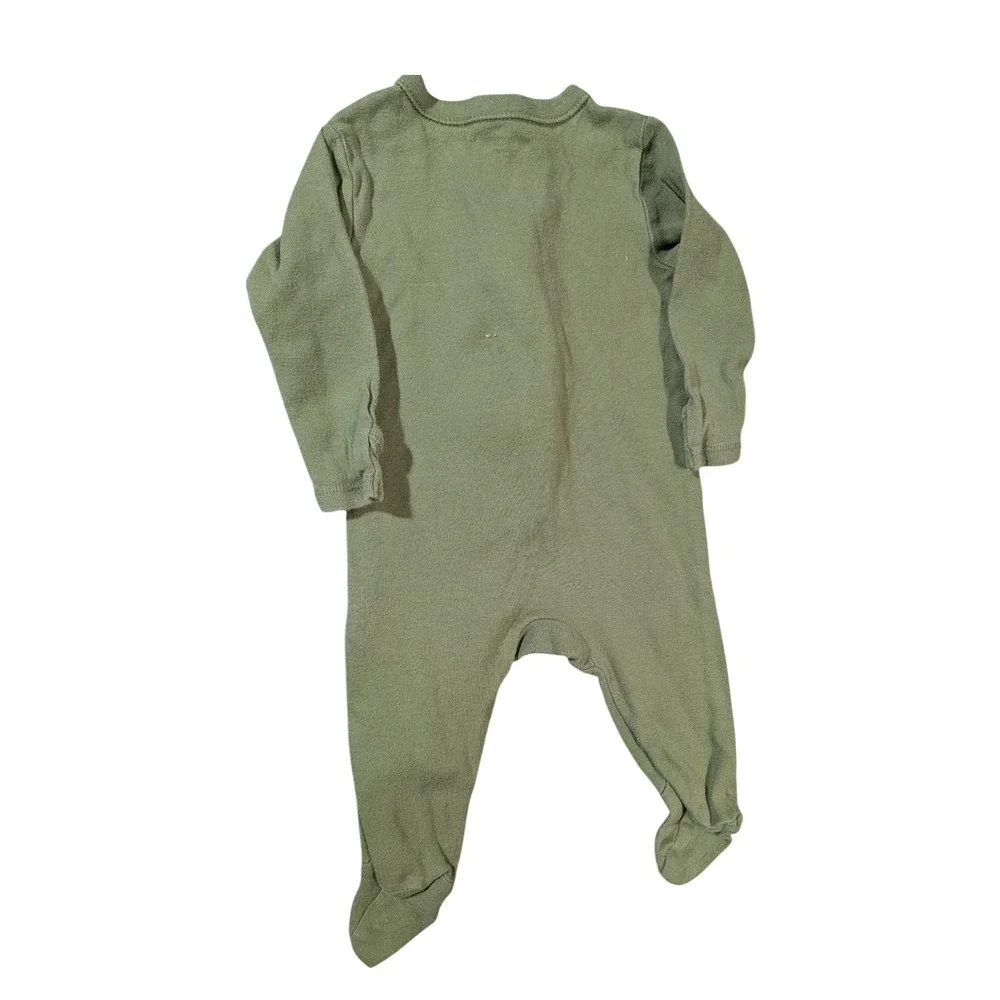 Old Navy 5 Footed Sleepers 2-Way Zip Mittens Blue Green Navy Baby Rompers
